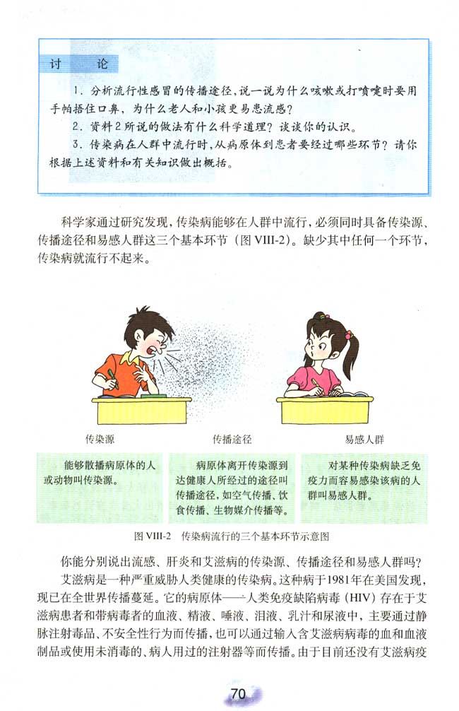 第一节 传染病及其预防(第68页)