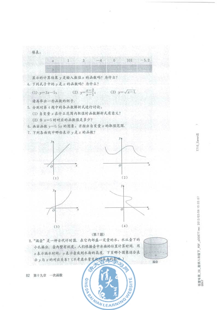 19.1 函数(第82页)