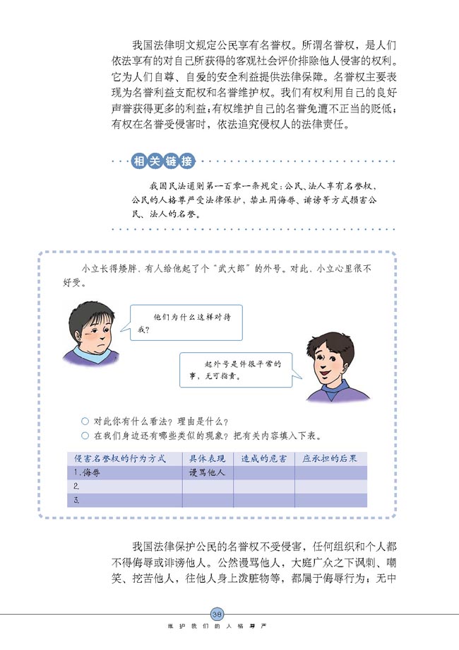 人人享有人格尊严权(第38页)