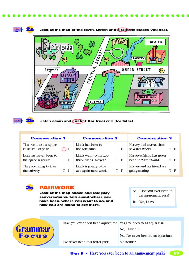 Unit 9 Have you ever been to an amusement park?(第69页)