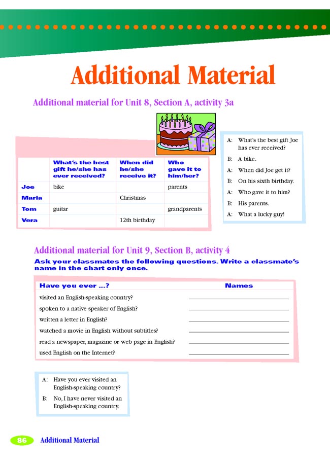 Unit 10 It’s a nice day, isn’t it?(第86页)