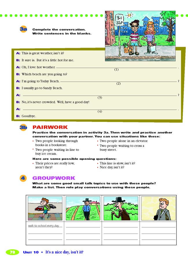 Unit 10 It’s a nice day, isn’t it?(第78页)
