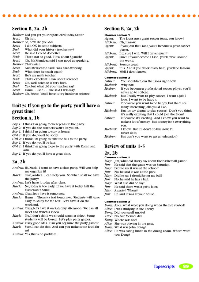 Unit 10 It’s a nice day, isn’t it?(第89页)