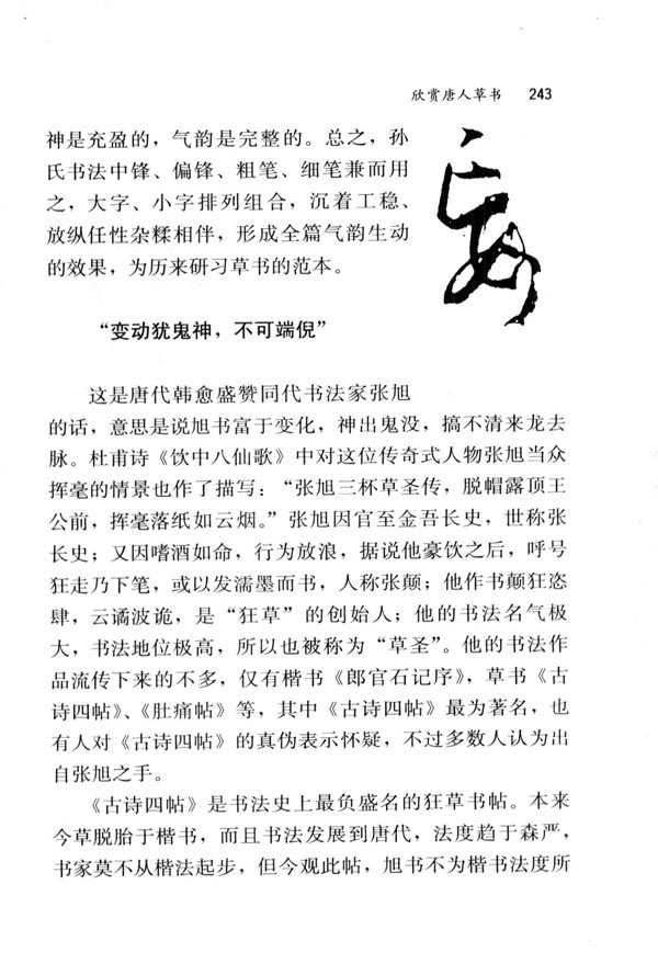 欣赏唐人草书(第243页)