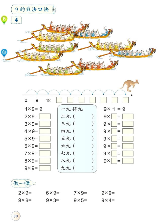 6 表内乘法（二）(第80页)