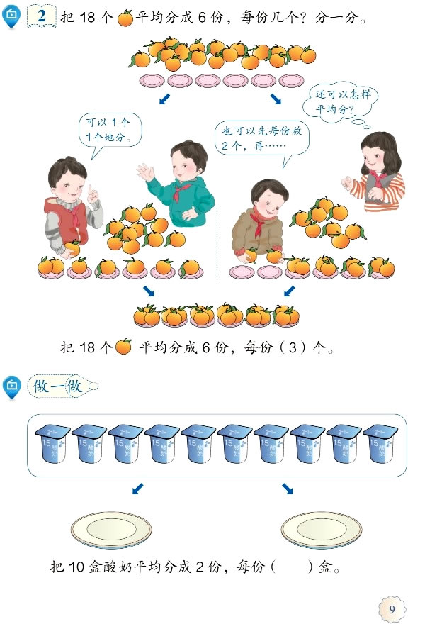 2 表内除法（一）(第9页)