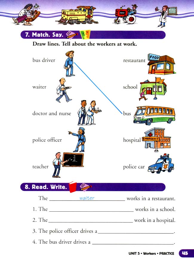 unit 5 Workers(第45页)