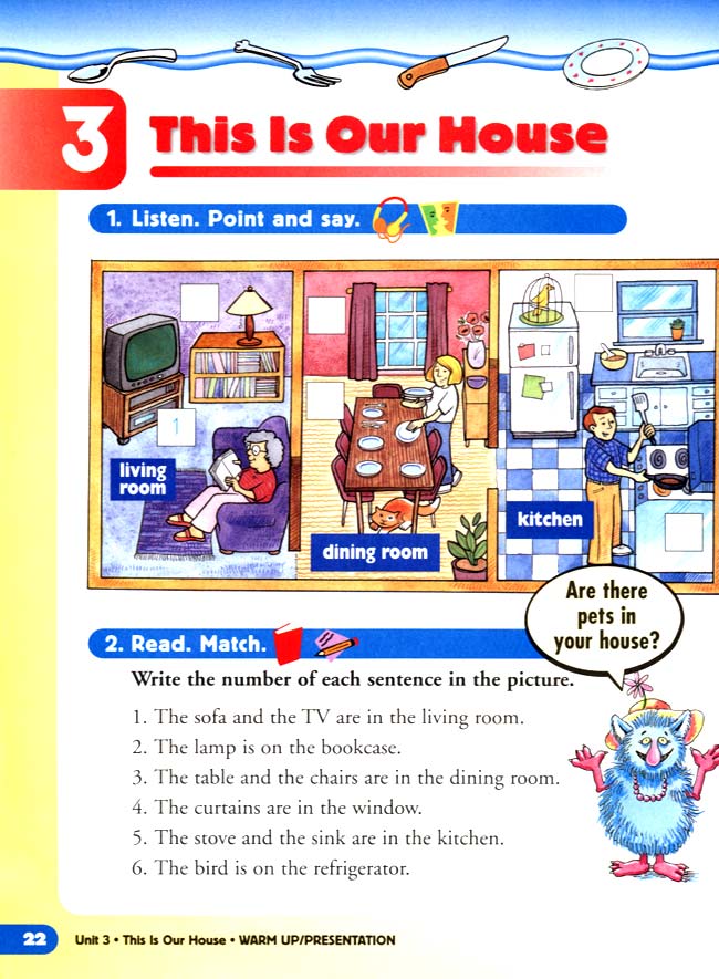 unit 3 This Is our House(第22页)