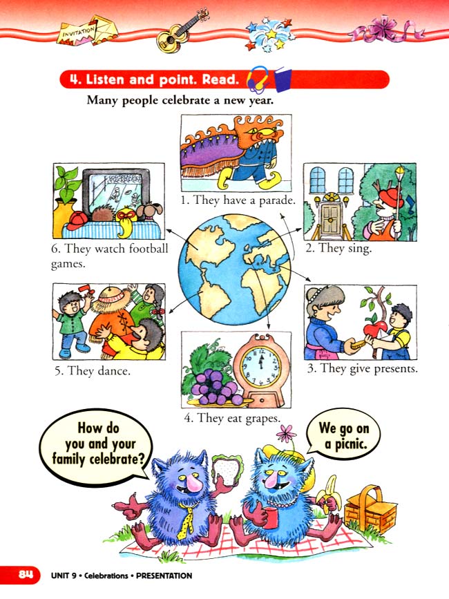 unit 9 Celebrations(第84页)