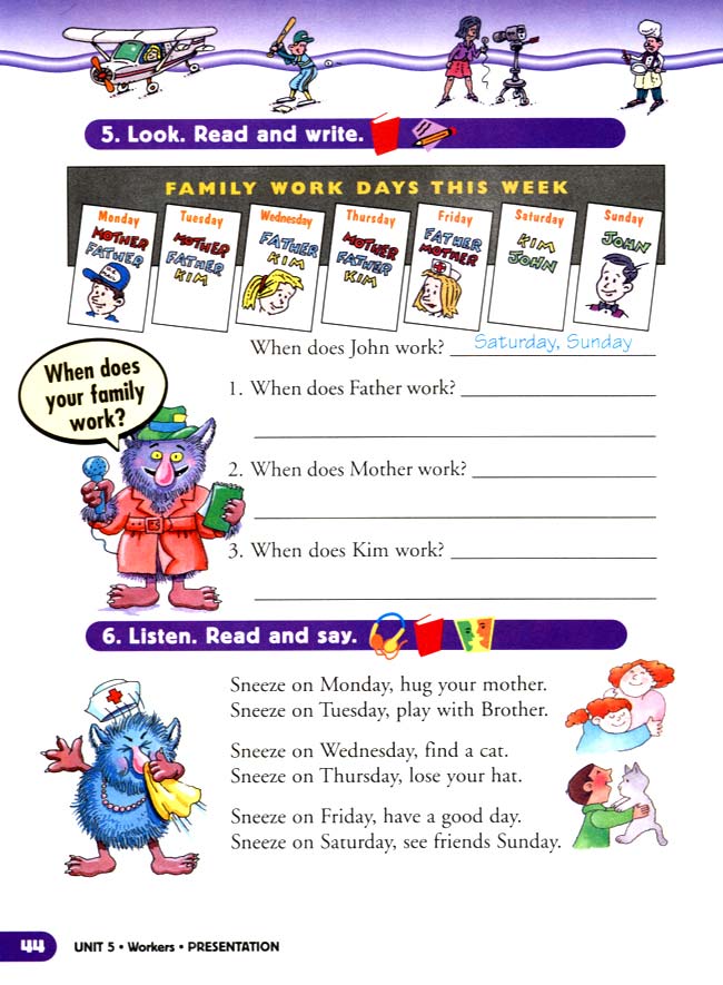 unit 5 Workers(第44页)