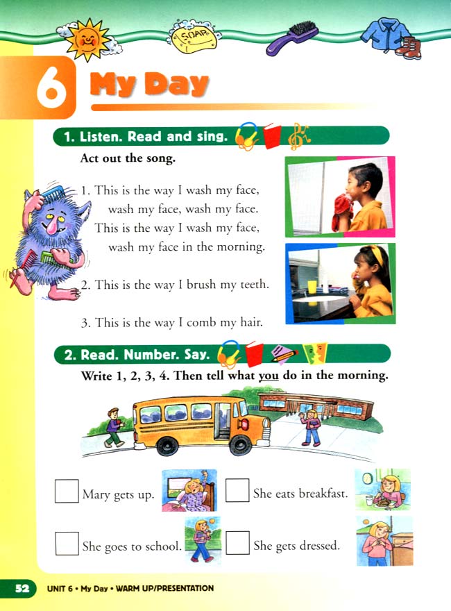 unit 6 My Day(第52页)