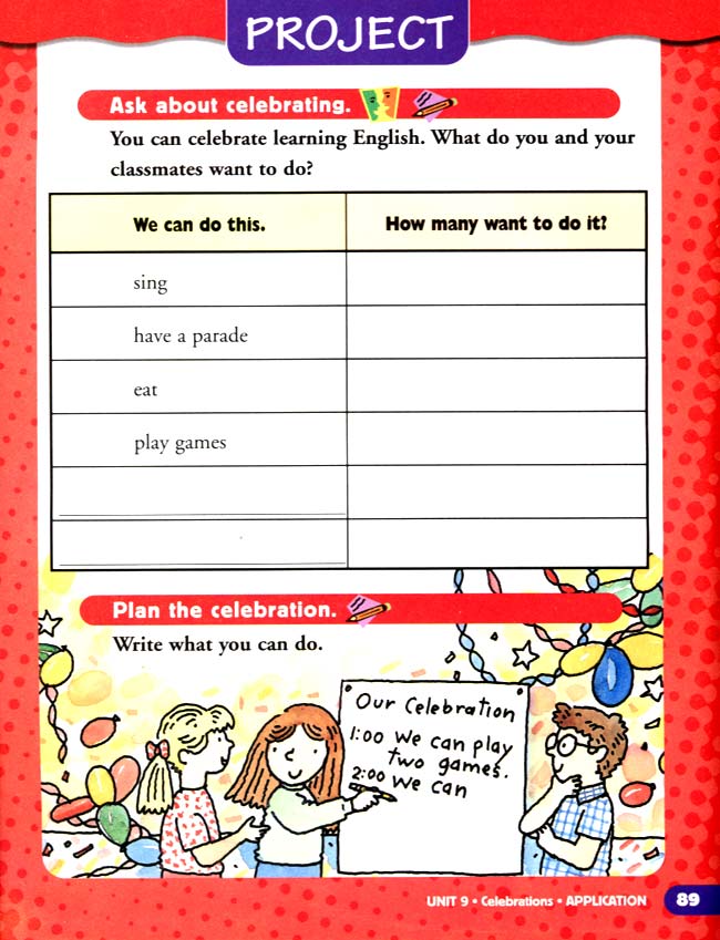 unit 9 Celebrations(第89页)