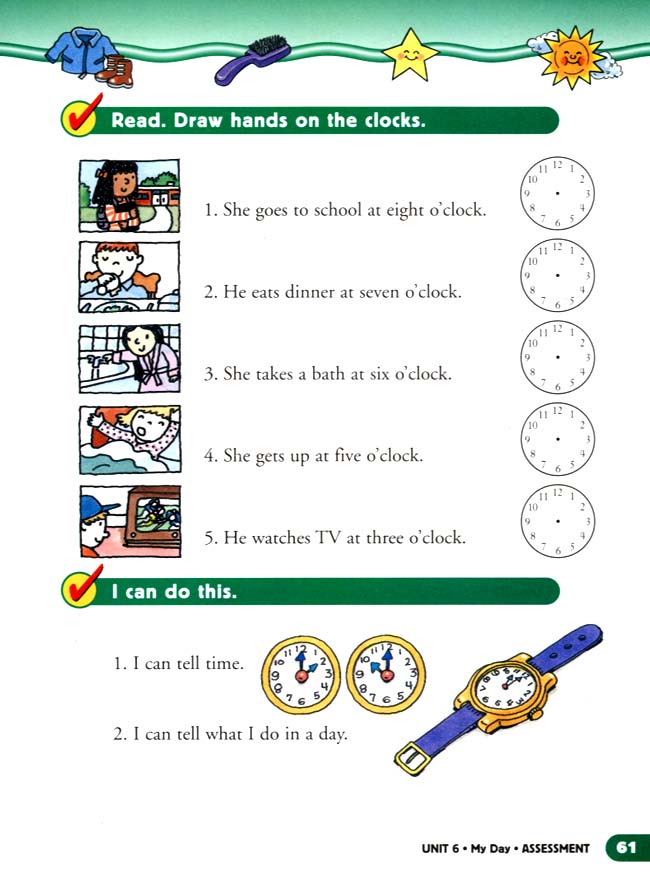 unit 6 My Day(第61页)