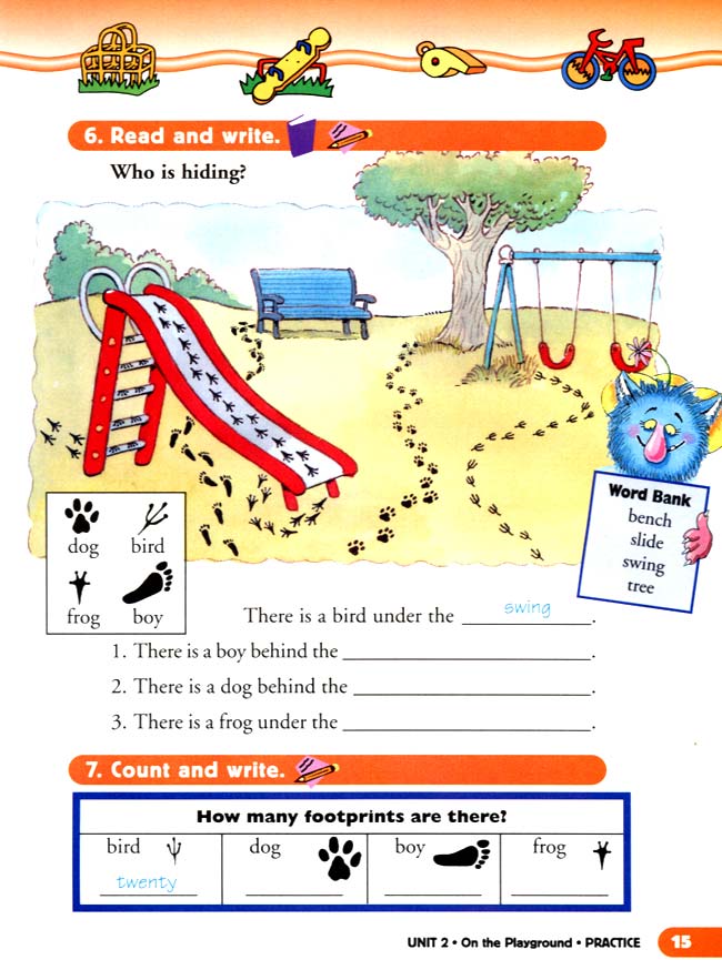 unit 2 On the Playground(第15页)