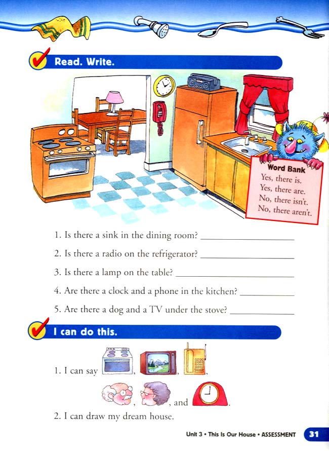 unit 3 This Is our House(第31页)