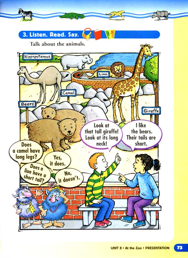 unit 8 At the Zoo(第73页)