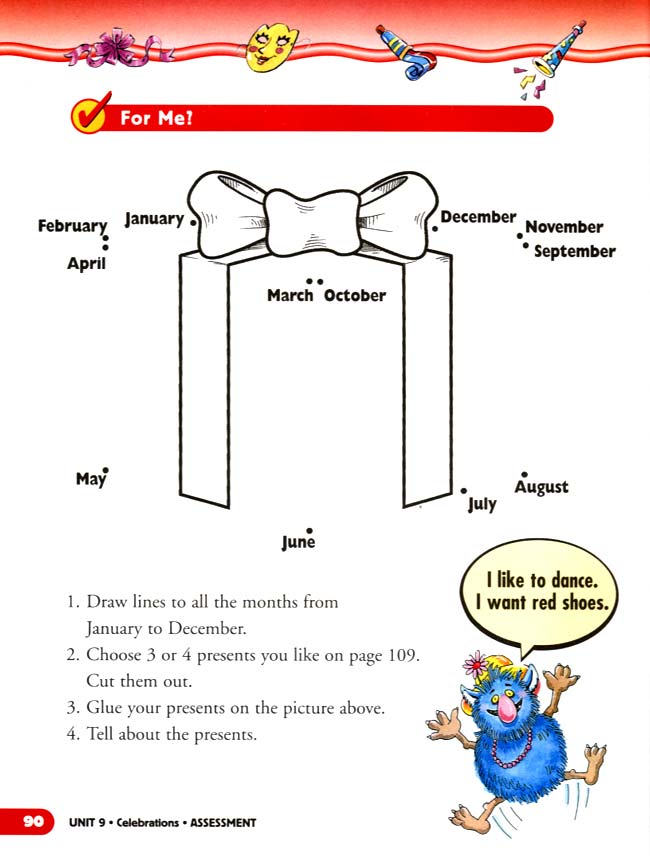 unit 9 Celebrations(第90页)