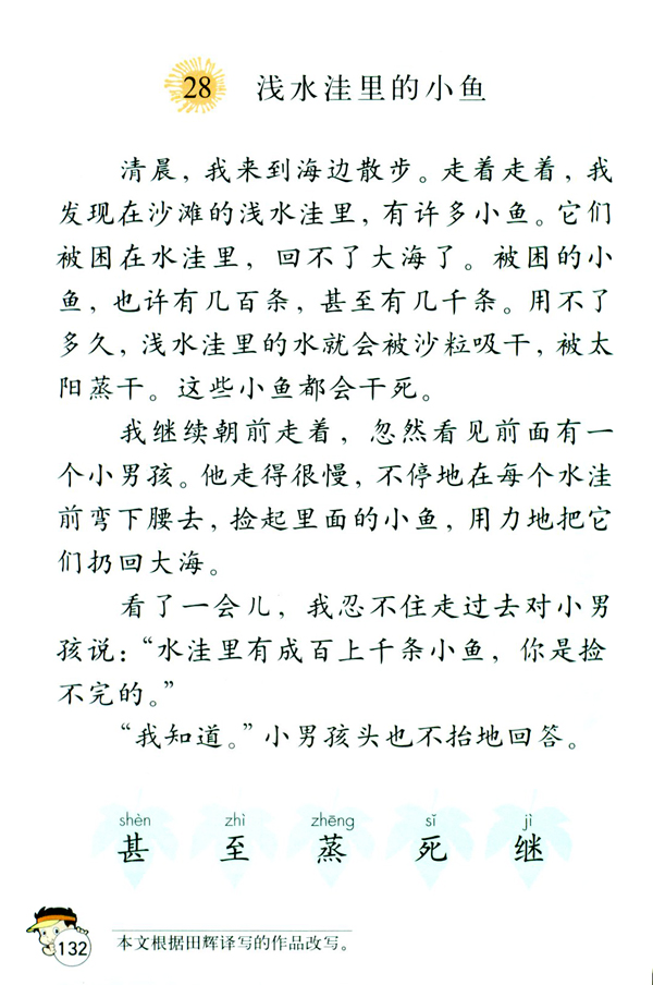 28 浅水洼里的小鱼(第132页)