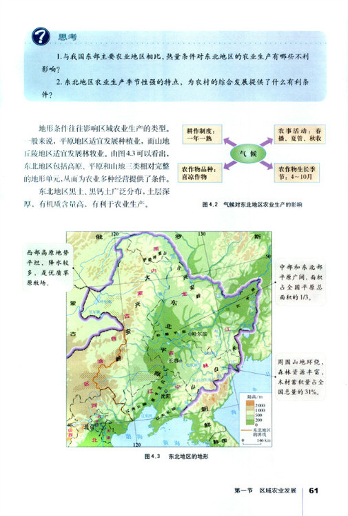 第一节 区域农业发展──以我国东北地区为例(第61页)