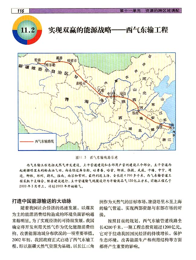 11．2 实现双赢的能源战略──西气东输工程(第116页)