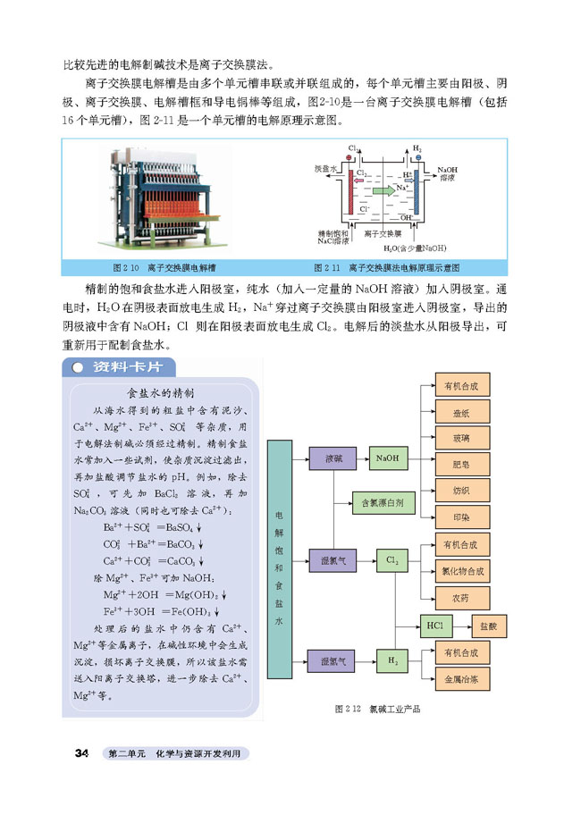 课题2 海水的综合利用(第34页)