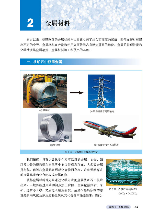 课题2 金属材料(第57页)