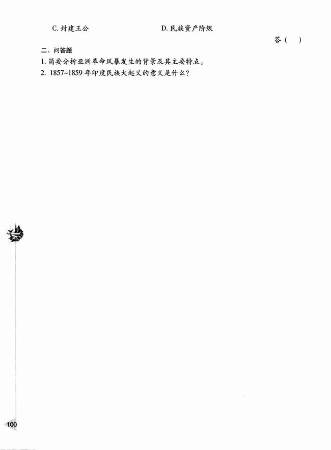 第六节 亚洲革命风暴(第100页)