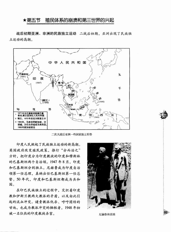 第五节 殖民体系的崩溃和第三世界的兴起(第89页)