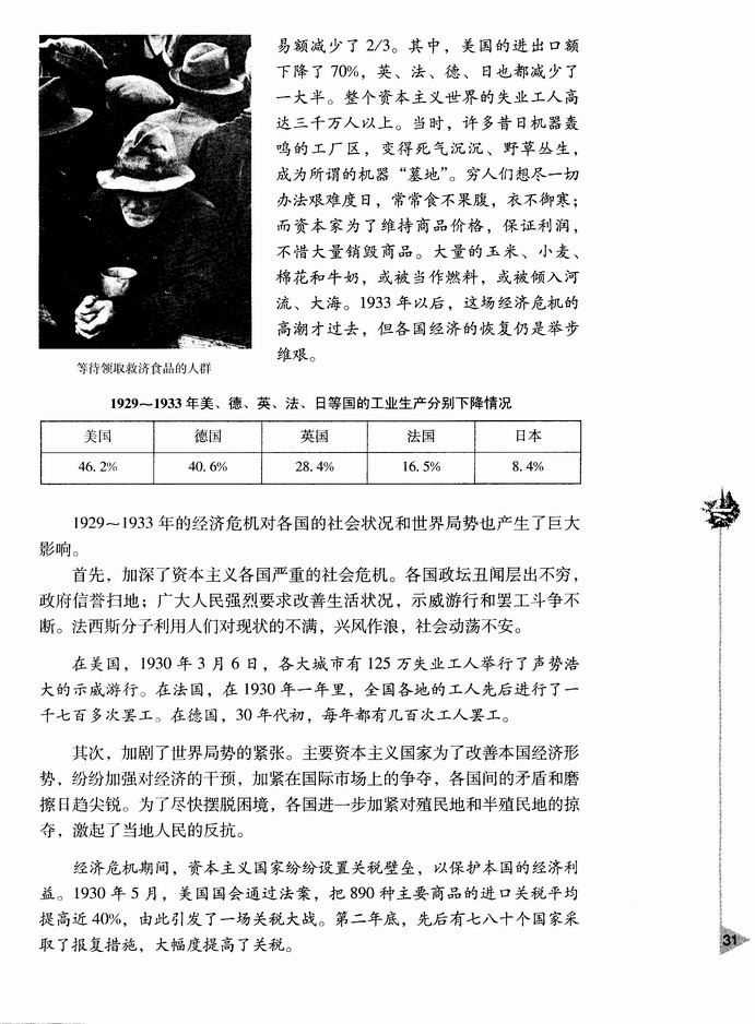第三节 1929～1933年资本主义世界的经济危机(第31页)