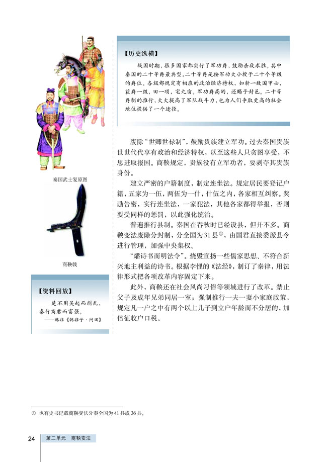 第2课 “为秦开帝业”──商鞅变法(第24页)