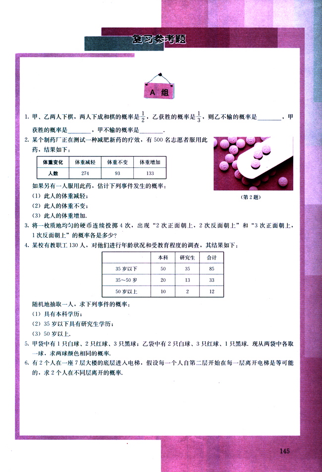 复习参考题(第145页)