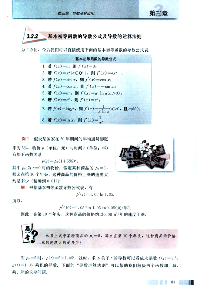 3.2 导数的计算(第83页)