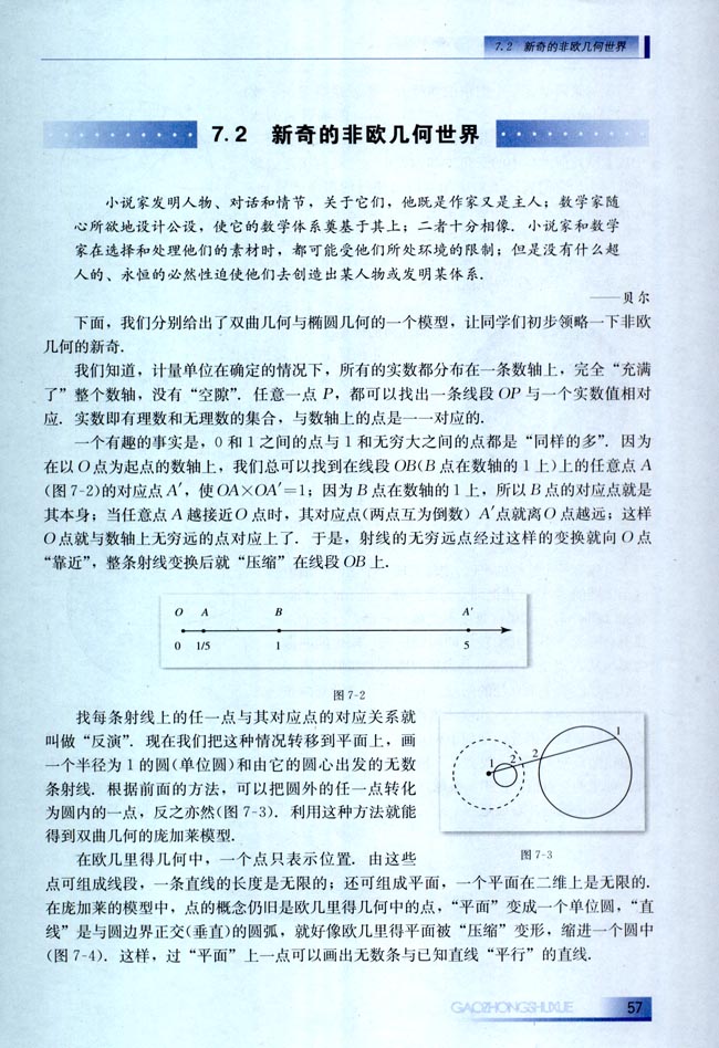 7.2 新奇的非欧几何世界(第57页)