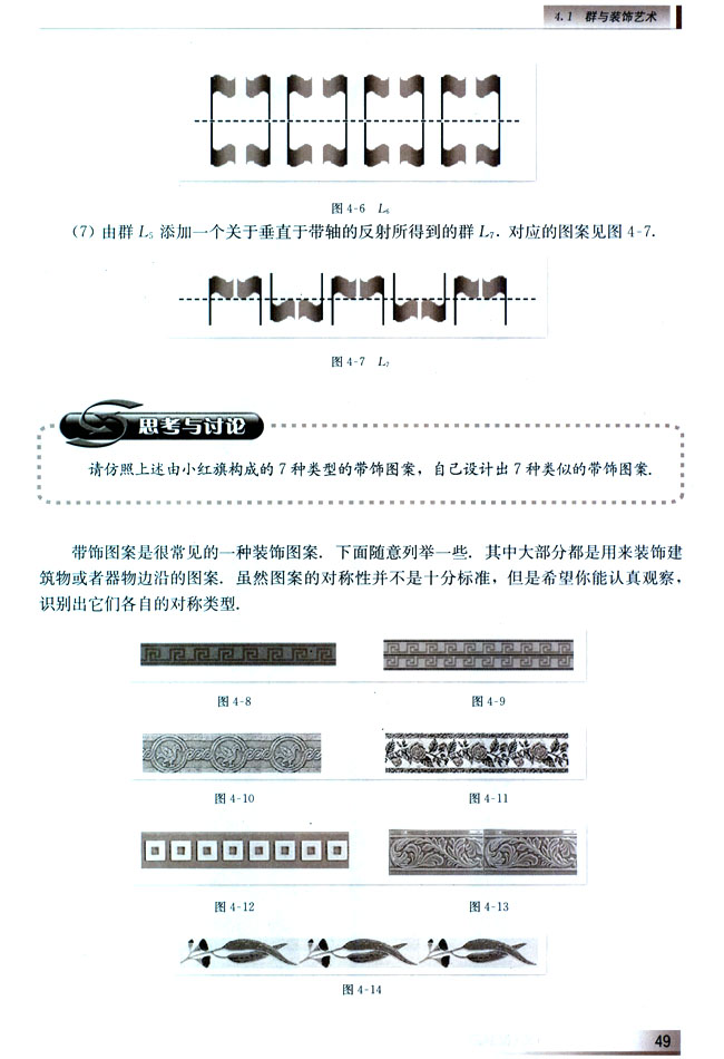 4.1.1 带饰对称性(第49页)