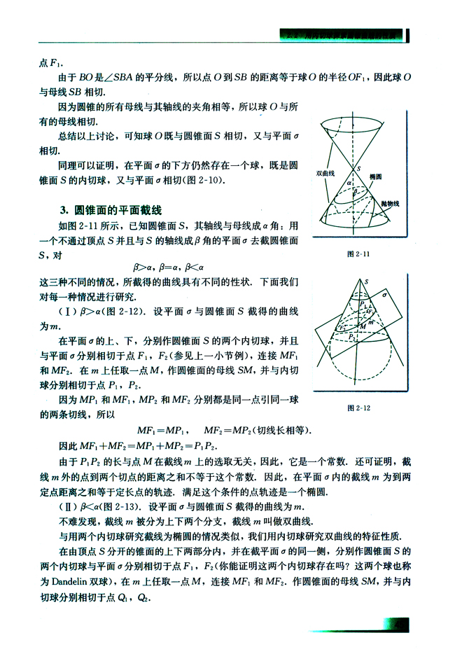 2.2.3 圆锥面及其内切球(第45页)