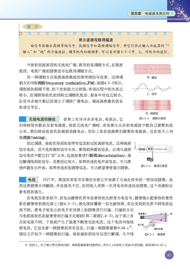 三、电磁波的发射和接收(第87页)