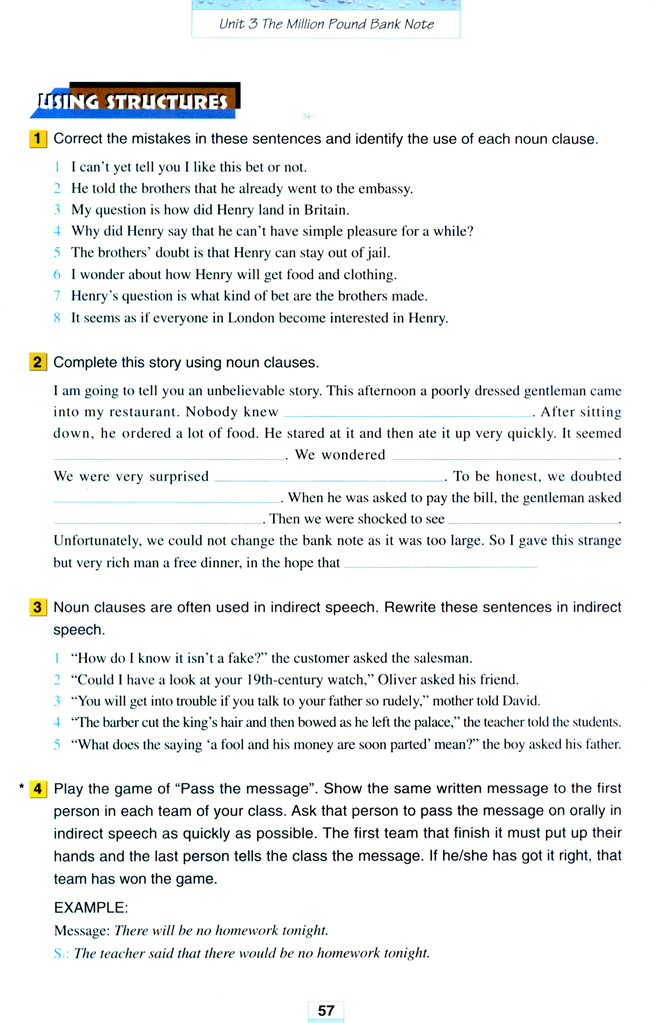Unit 3 The Million Pound Bank Note(第57页)