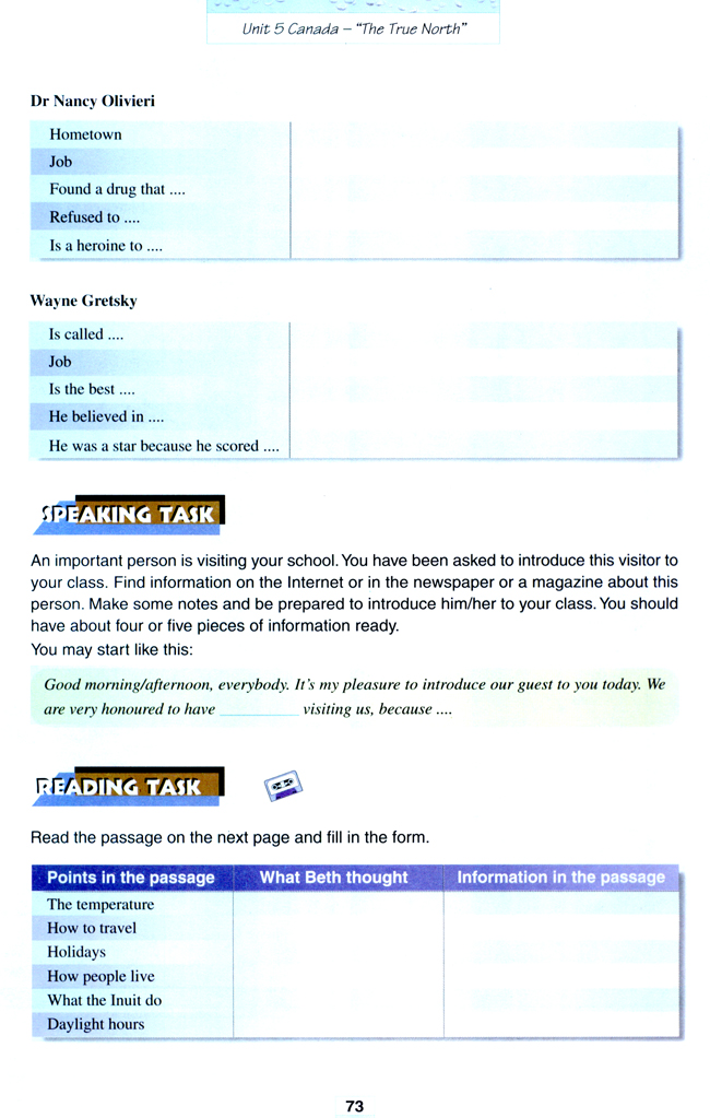 Unit 5 Canada―“The True North”(第73页)