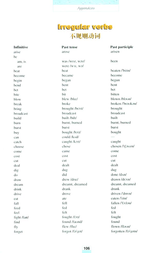 Appendices 附录(第104页)