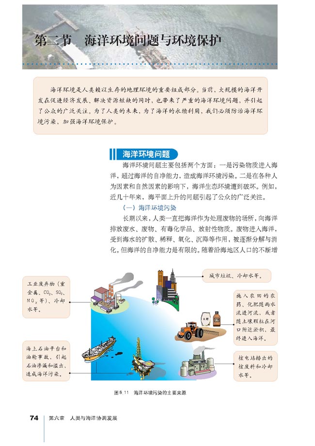 第二节 海洋环境问题与环境保护(第74页)