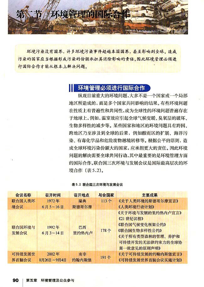 第二节 环境管理的国际合作(第90页)
