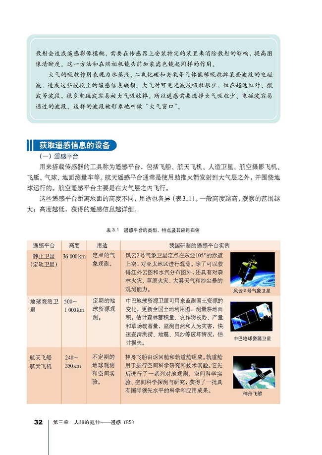 第二节 遥感信息的获取和处理(第32页)