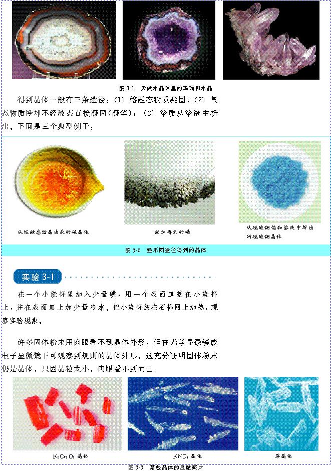 &nbsp;&nbsp;第一节 晶体的常识(第62页)