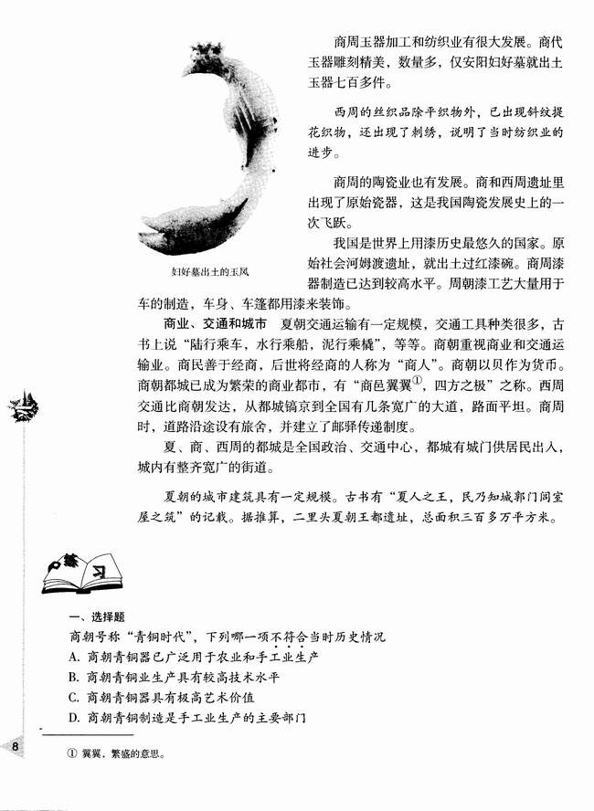 第三节 夏、商、西周的社会经济(第8页)