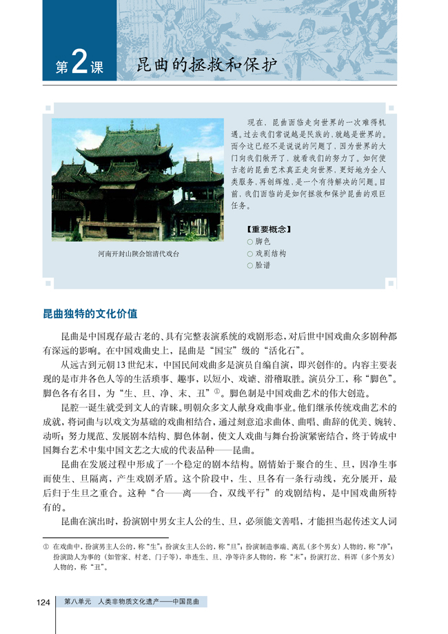 2 昆曲的拯救和保护(第124页)
