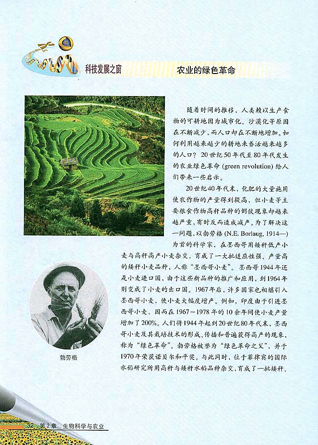 科技发展之窗 农业的绿色革命(第32页)