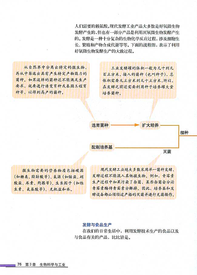 第1节 微生物发酵及其应用(第76页)