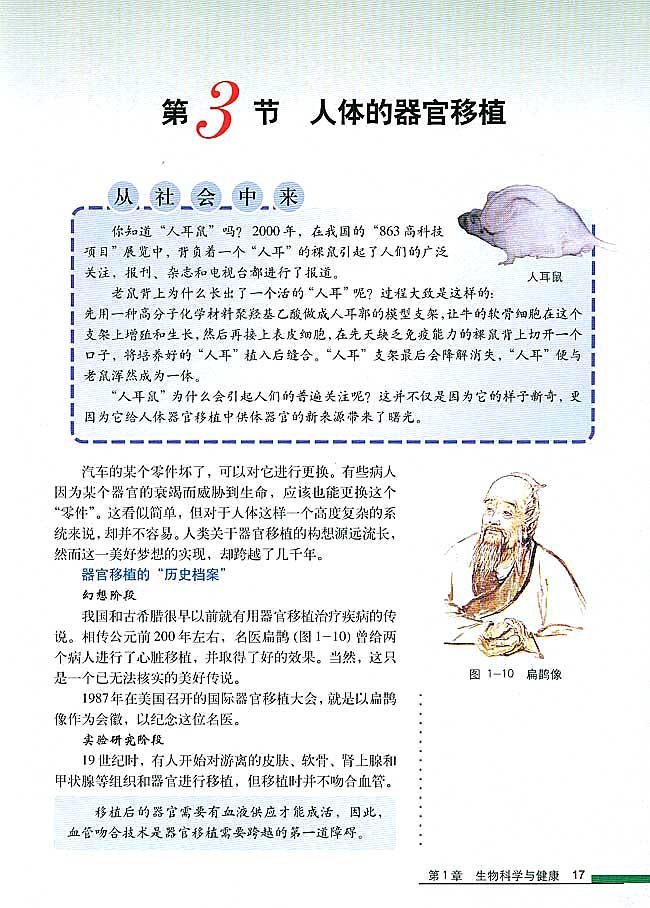 第3节 人体的器官移植(第17页)