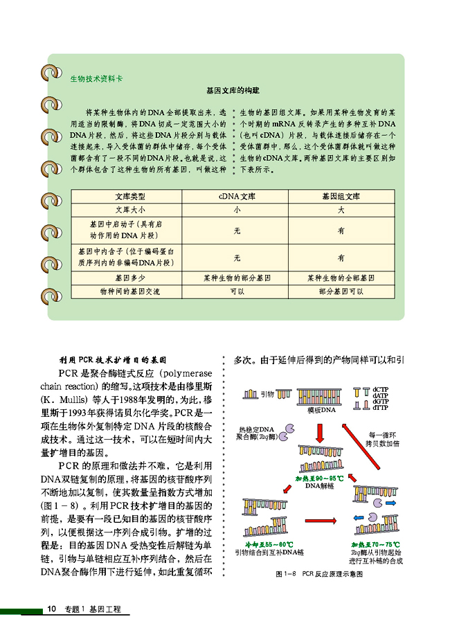 1.2 基因工程的基本操作程序(第10页)