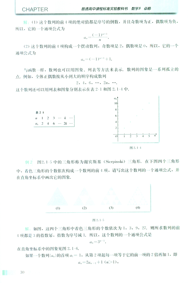 2.1 数列的概念与简单表示法(第30页)
